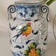 Vintage hand-painted ceramic vase Italy