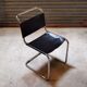 Chaise S33 Marcel Breuer Thonet cuir noir