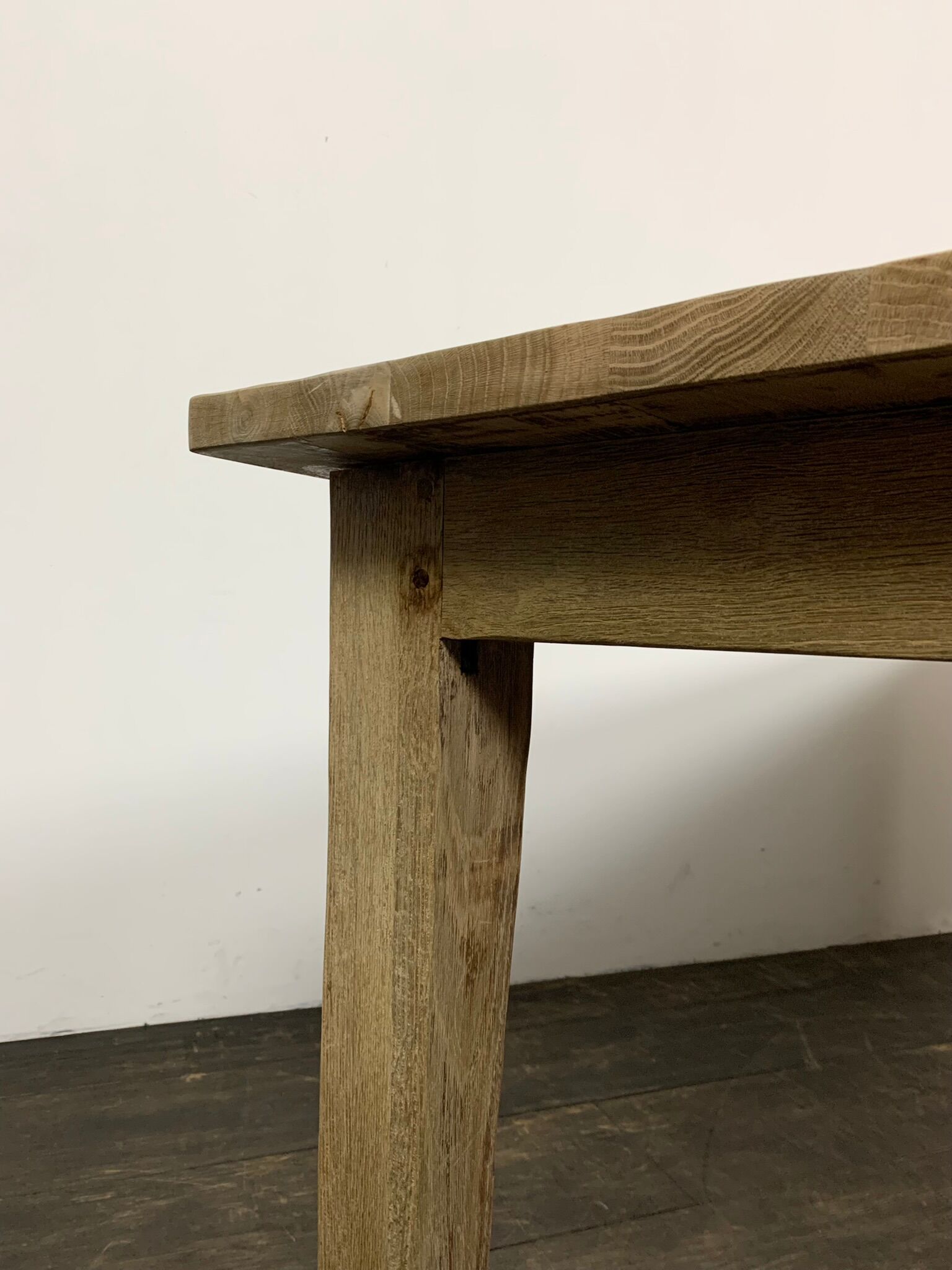 Massive oak dining table