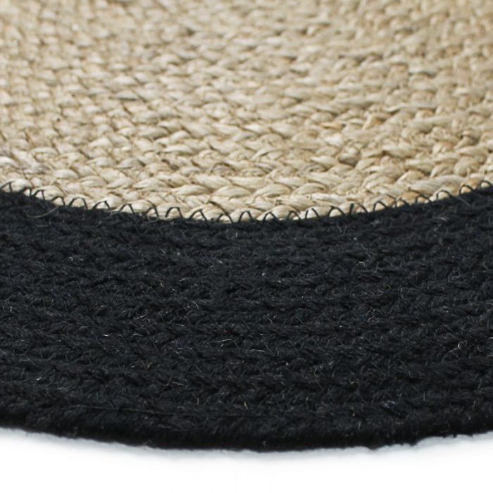 Round jute rug 160 cm