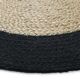 Round jute rug 160 cm