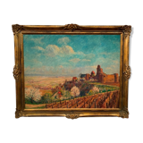 Painting "Vignobles of Alsace".