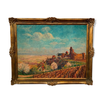 Painting "Vineyards of Alsace".