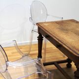 Pair of Louis Ghost chairs, Philippe Starck