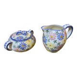 Cream pot and sugar bowl set from the 1930s.