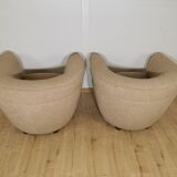 Restored armchairs by Jindrich Halabala