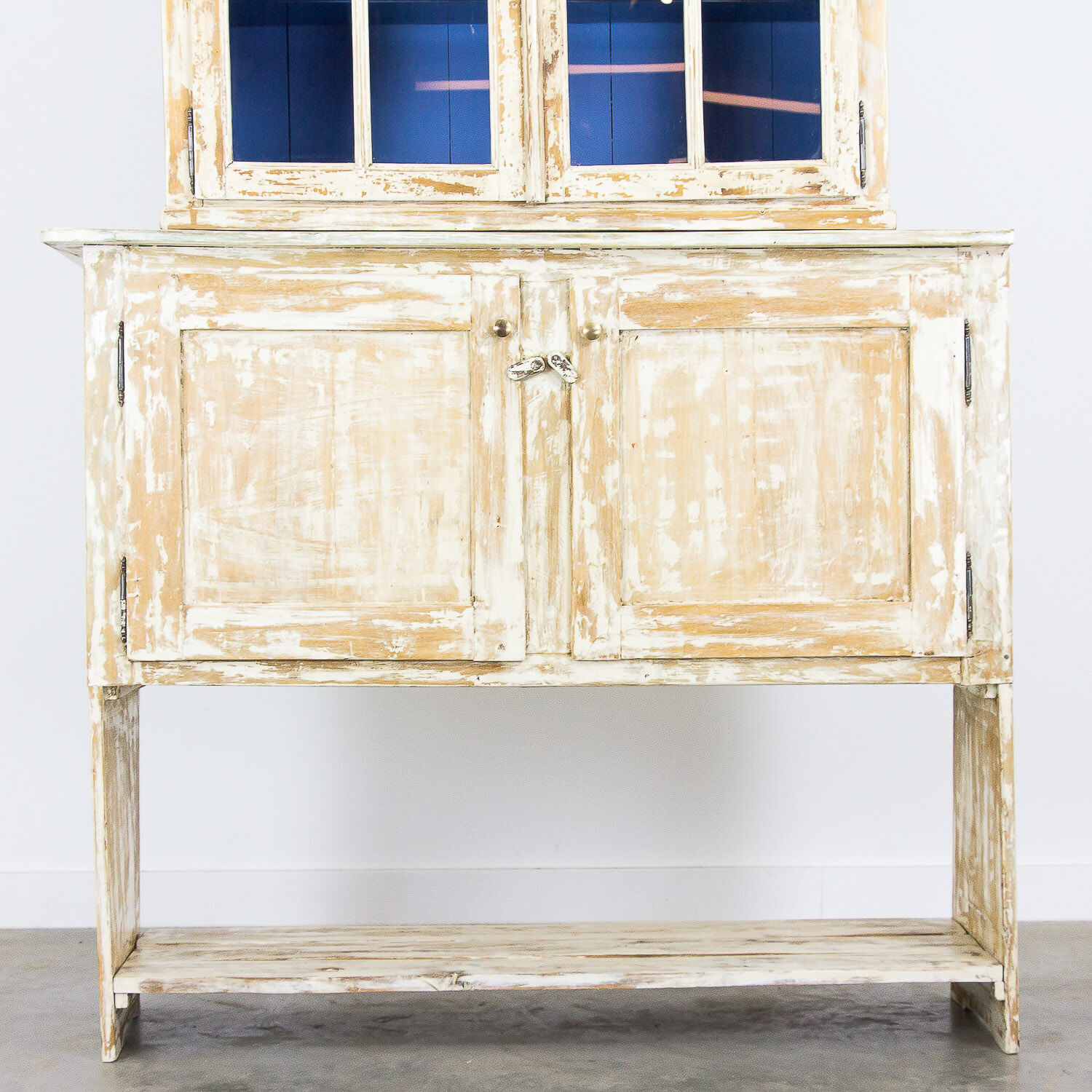 Antique cupboard vitrine