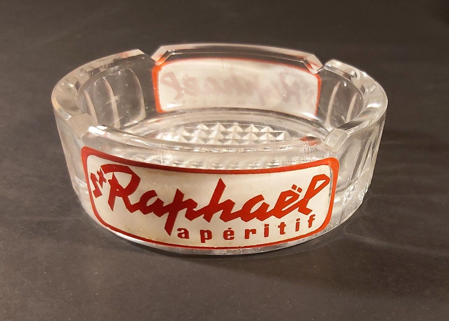 Ashtray and ice bucket advertising St Raphaël