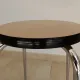 Tabouret rond vintage en formica années 70