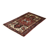 Vintage handwoven Zanjan Hamadan oriental rug, Middle East, 1960s.