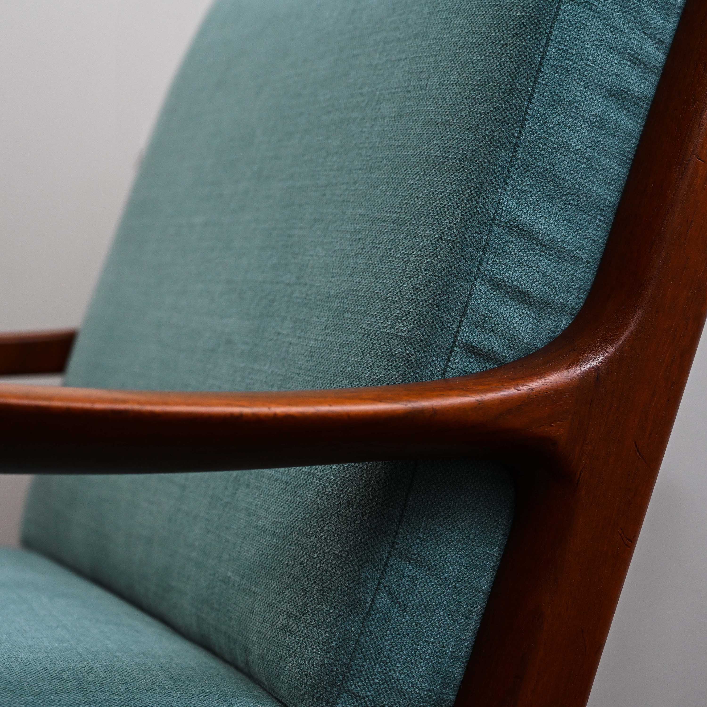 Set of Senator armchairs in rosewood designed by Ole Wanscher