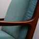 Ensemble de fauteuils Senator en palissandre dessiné par Ole Wanscher
