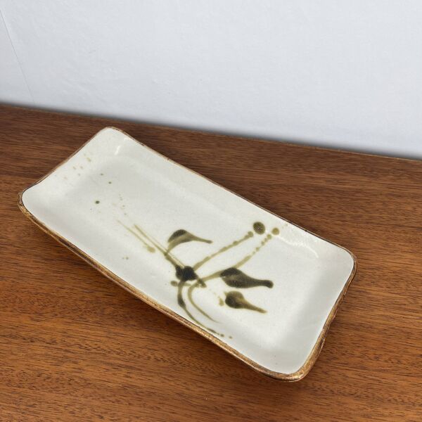 Plat rectangulaire ''La Colombe'', 1950/60, Madeleine Brault