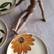 Set of 5 Gien Tournesol plates