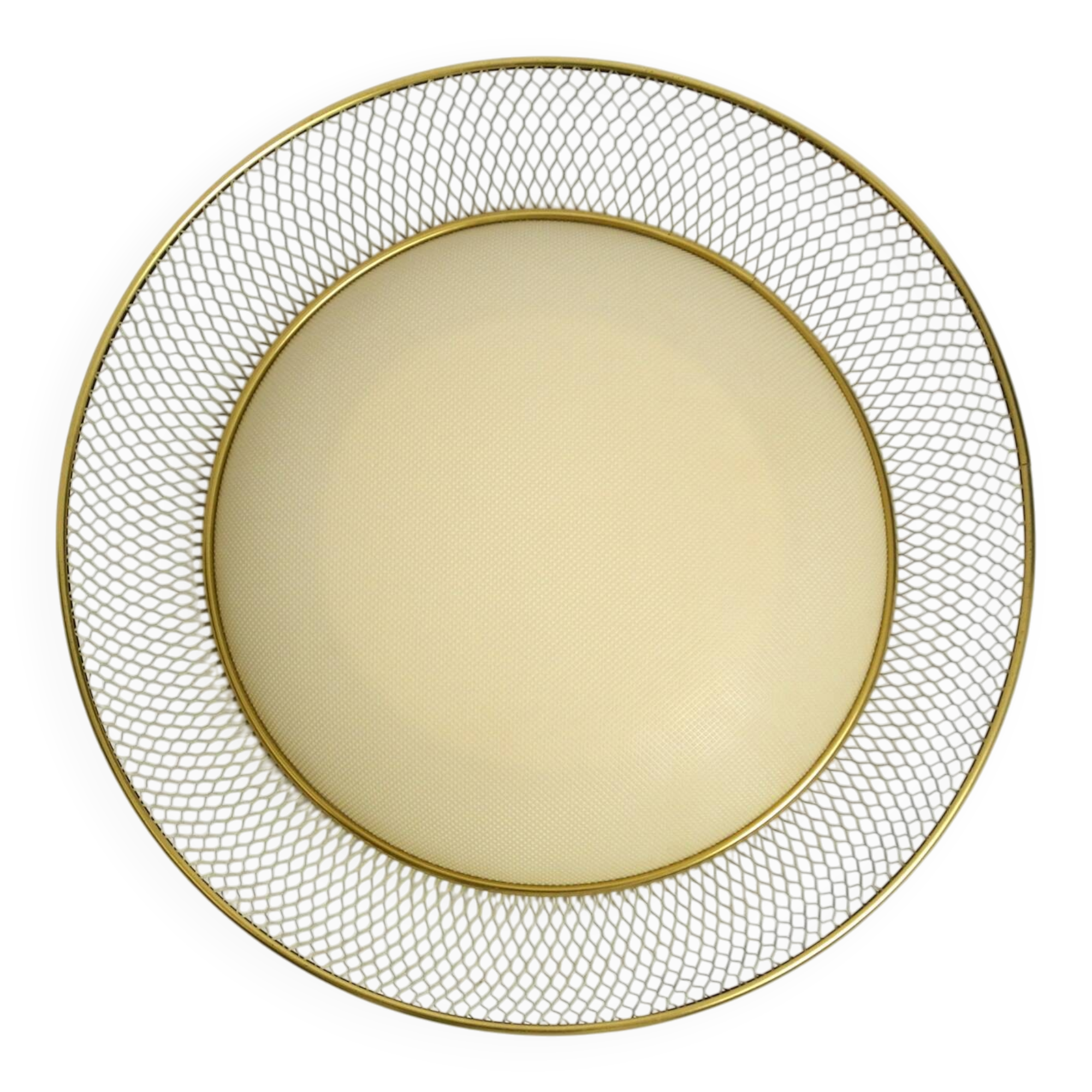 Mid Century ceiling lamp from ERCO made of expanded metal