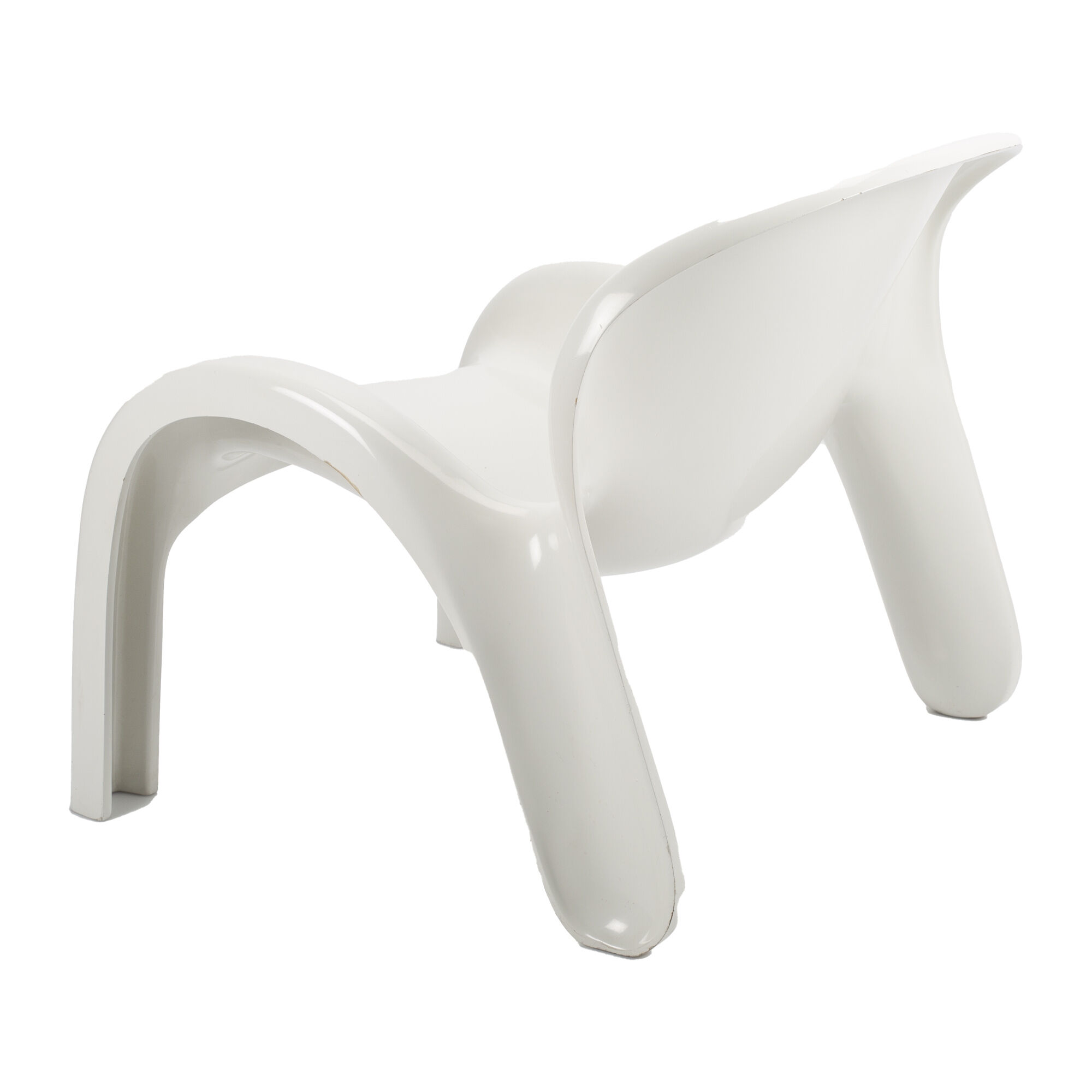 White GN2 armchair by Peter Ghyczy for Reuter's Form and Life