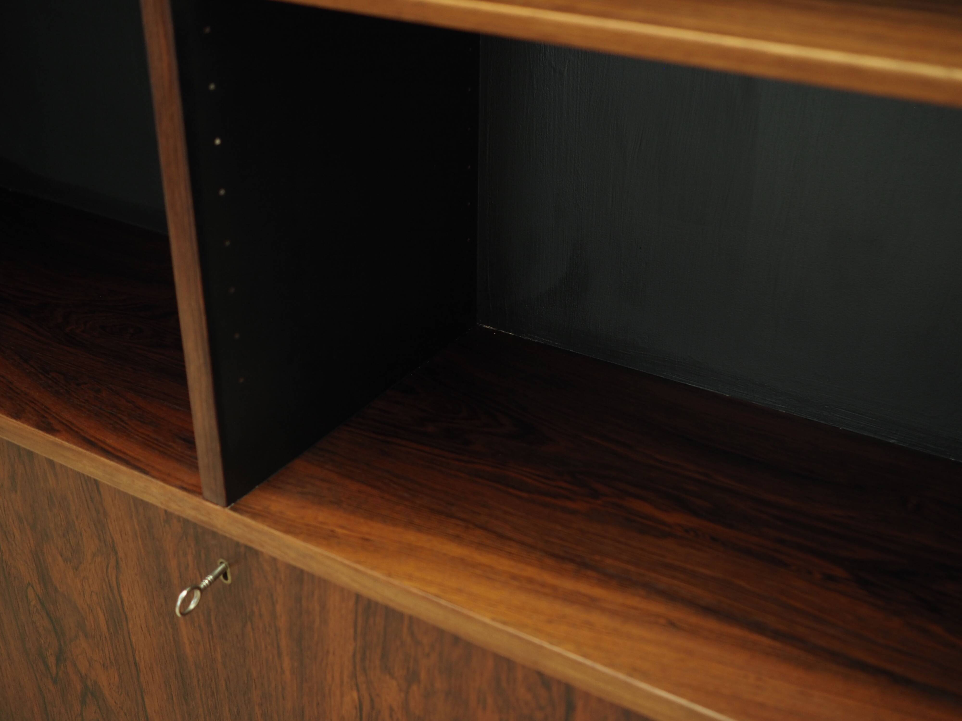 Rosewood bookcase, Danish design, 1970s, manufacturer: Hundevad