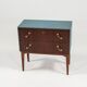 Mahogany and teak chest of drawers from the 1950s