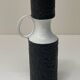 Vase soliflore Bavaria noir texturé vintage années 70