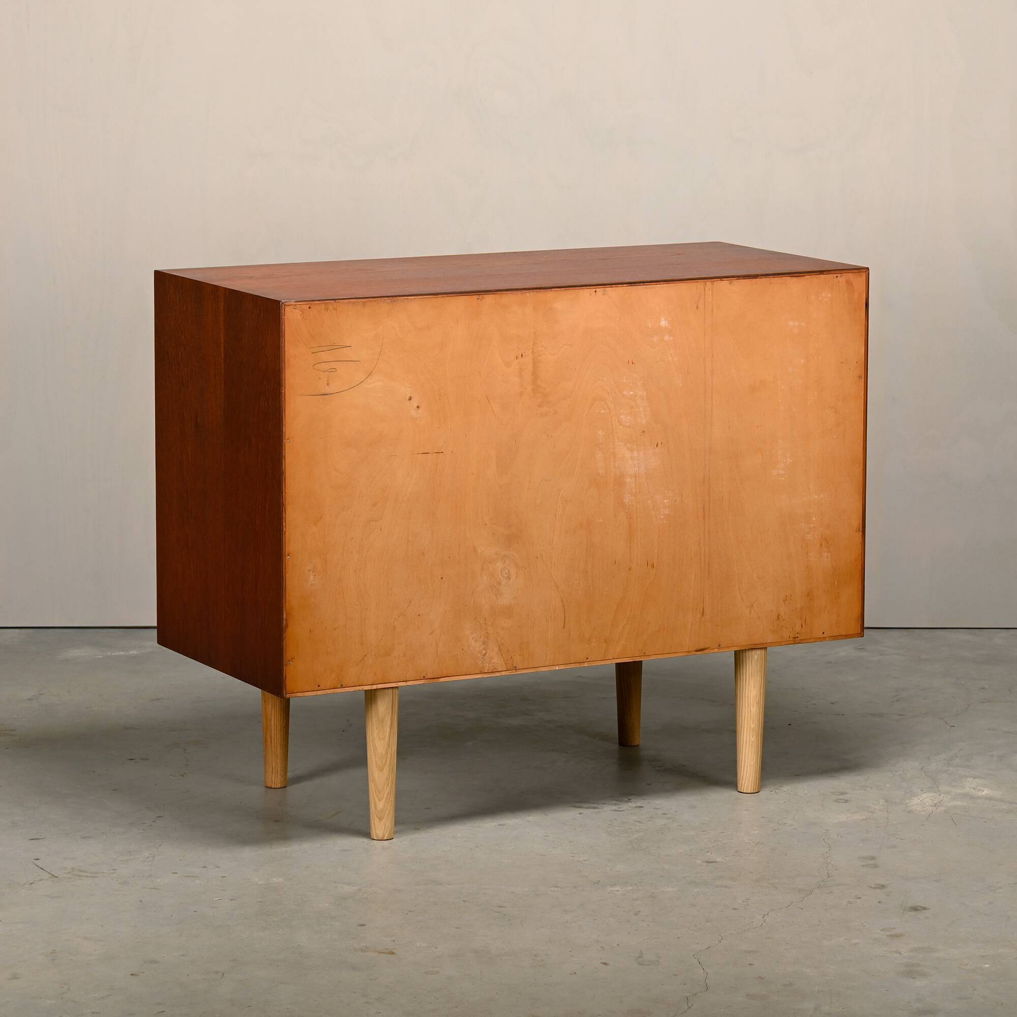 Børge Mogensen Cabinet or small Sideboard in teak and oak, Søborg Møbler