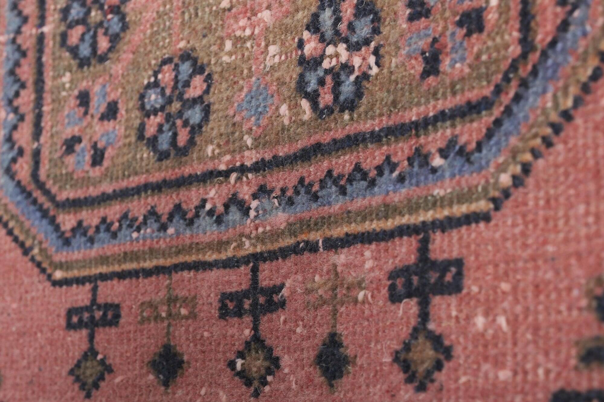 Vintage Turkish hallway rug 77x661 cm