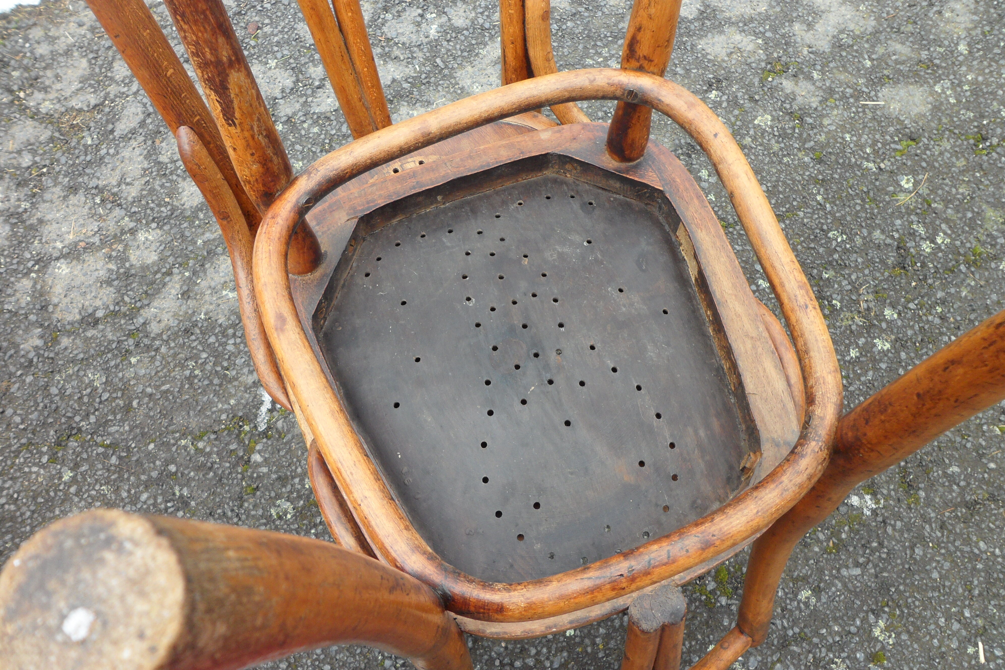 Set of 5 bistro chairs