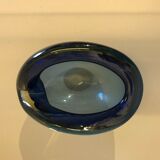 Cendrier en verre bleuté, Murano