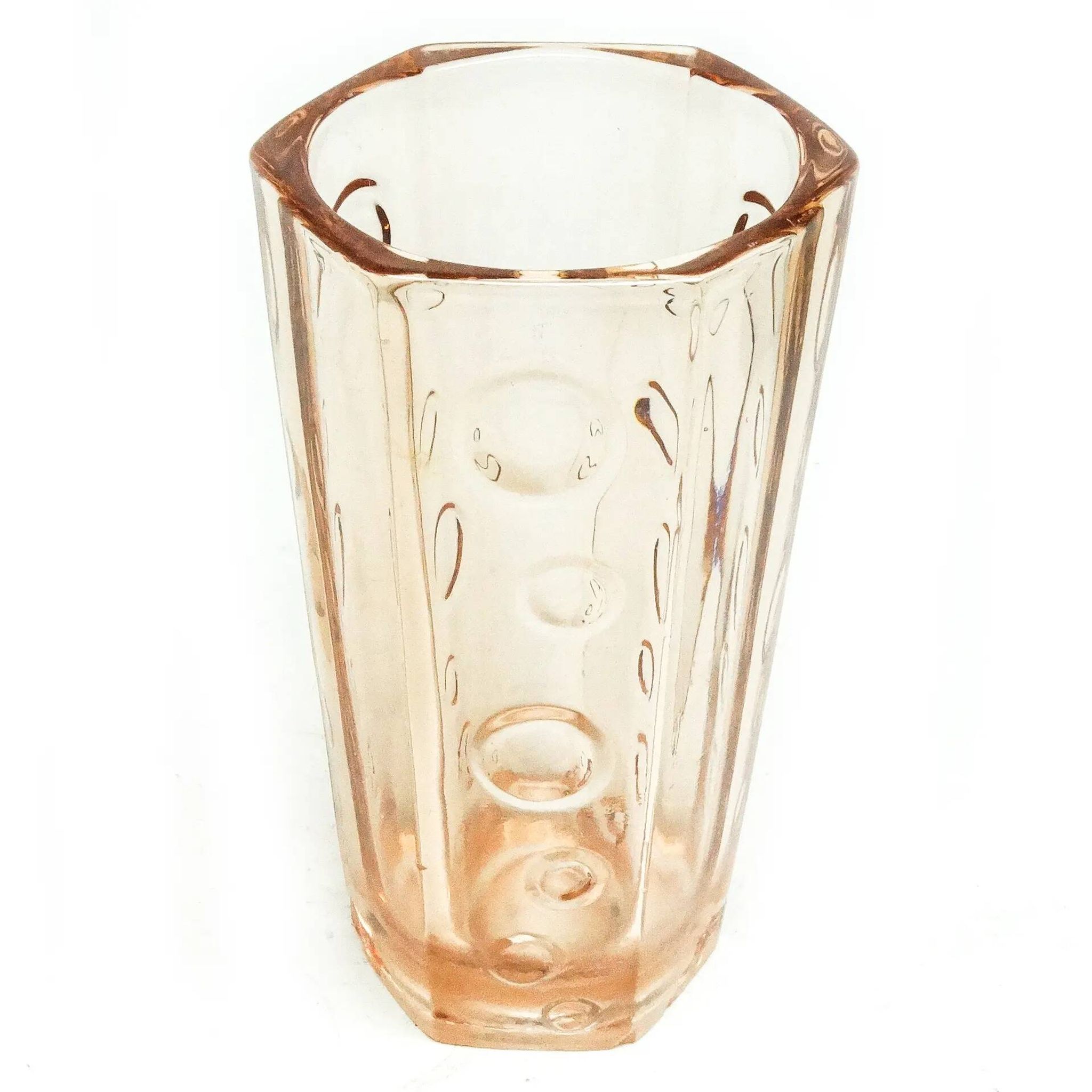 Soda Water Vase, mid-century modern, glass, Ząbkowice, Poland, 1970s