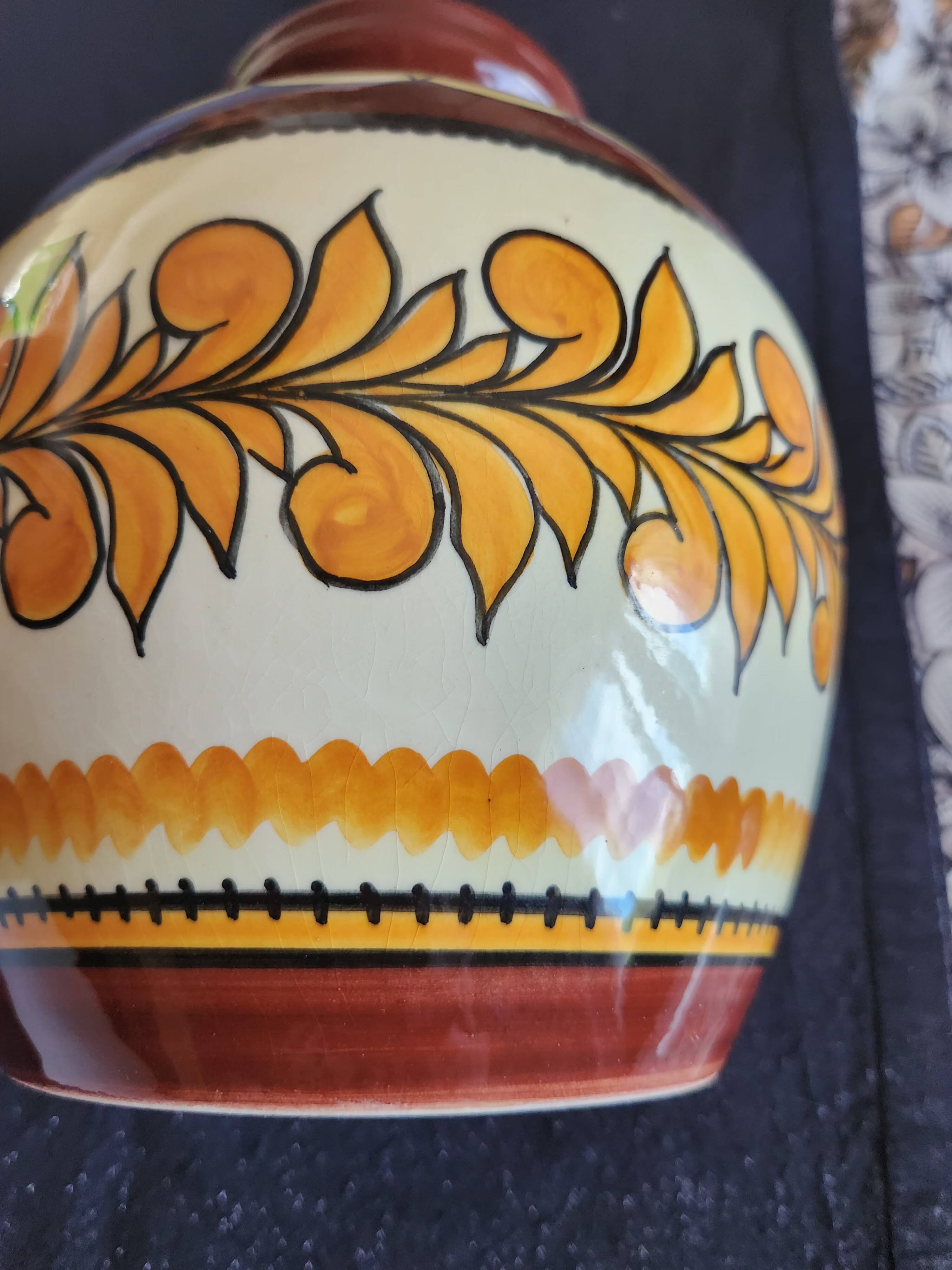 Art Deco vase Henriot Quimper