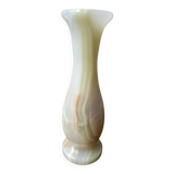 Alabaster soliflore vase