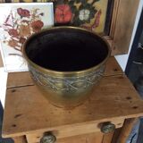 Cache pot en cuivre