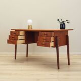 Teak desk, Danish design, 1960s, production: Denmark