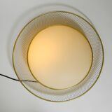 Mid Century ceiling lamp from ERCO made of expanded metal