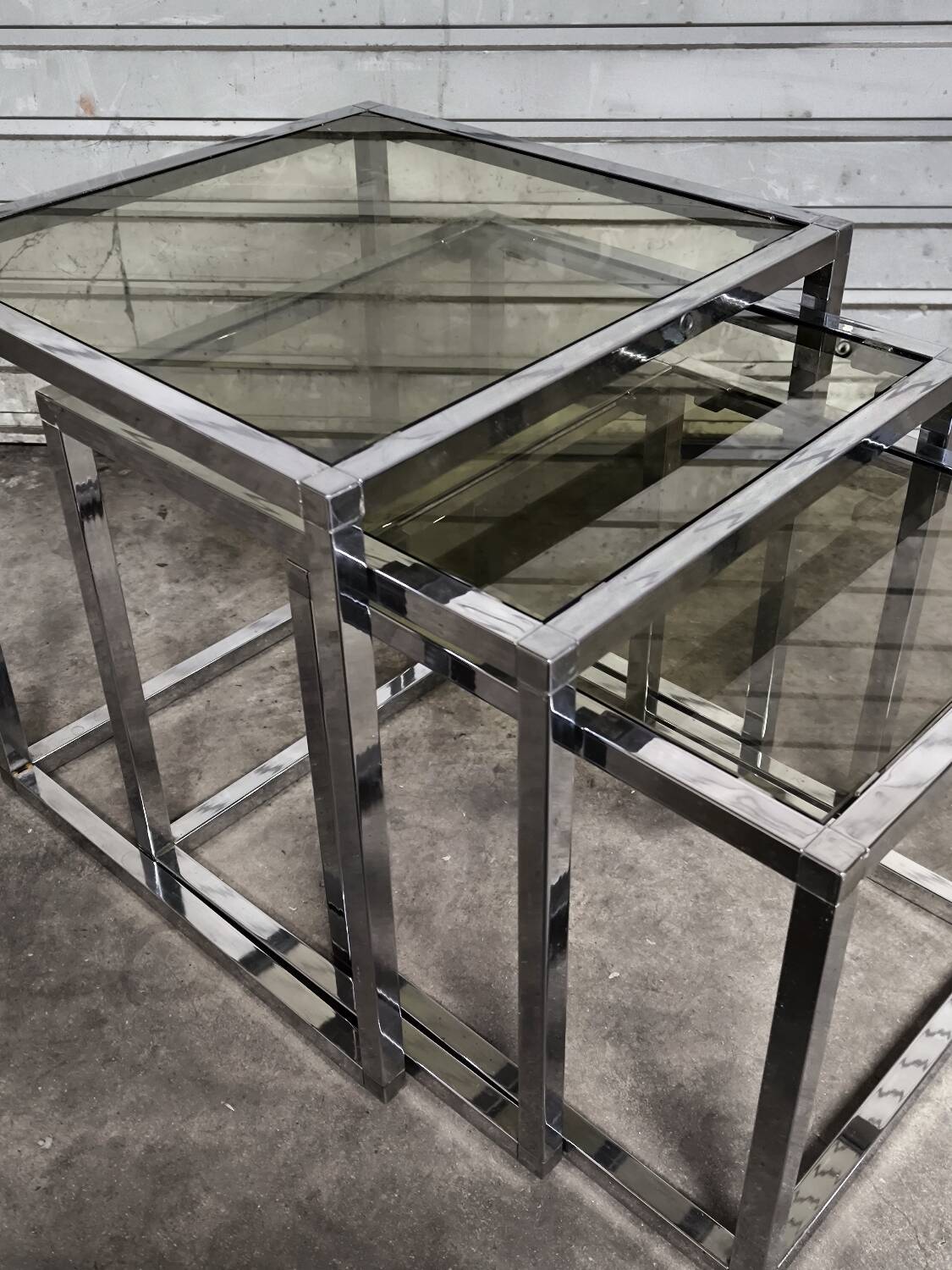 Vintage nesting tables