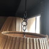 Luminaire in bamboo strips