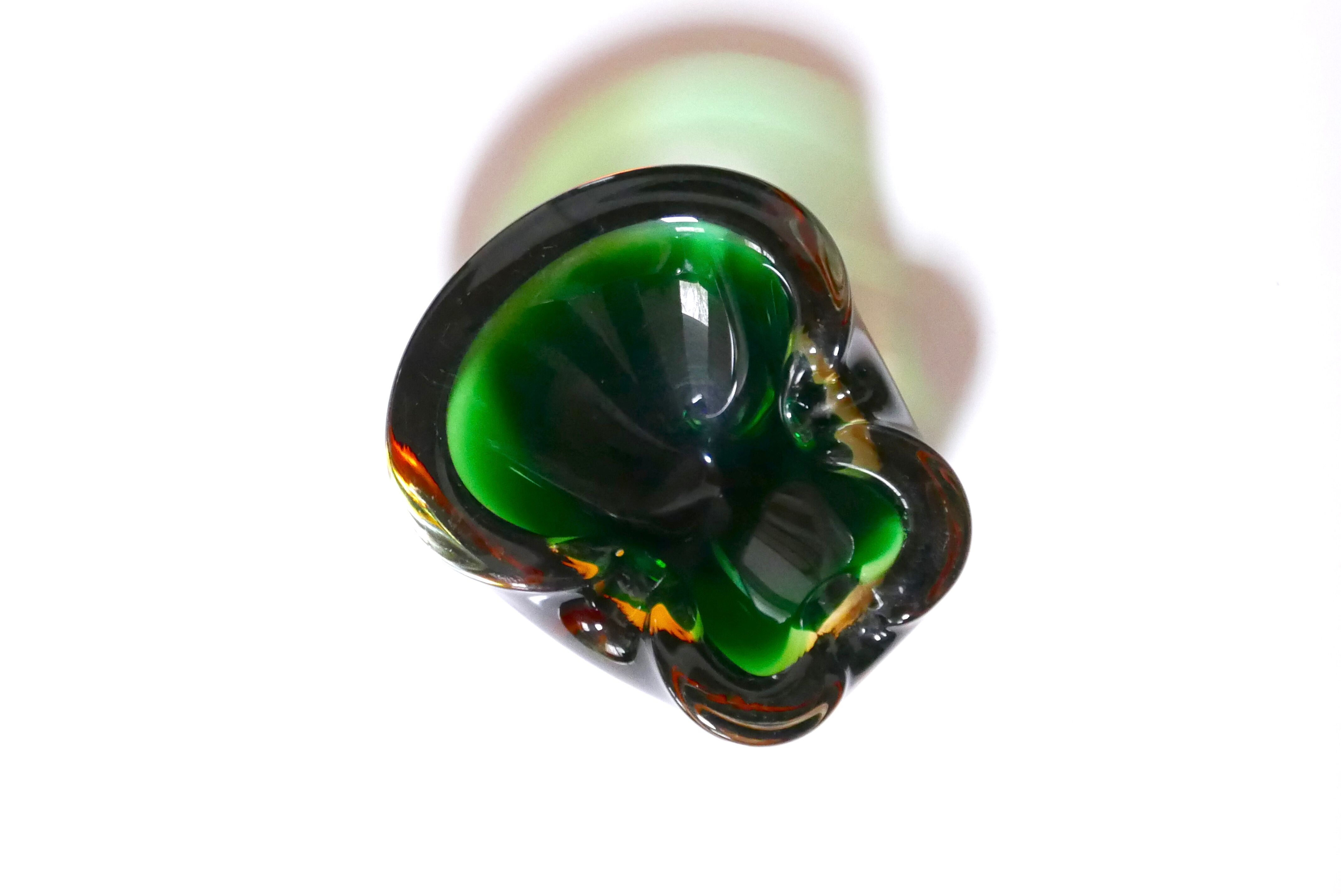 Cendrier Murano en verre années 50