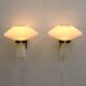 Pair original Le Klint 204 “Mushroom” lamps, designed by Vilhelm Wohlert