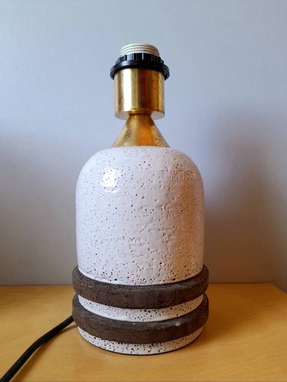 Glazed ceramic lamp 1970