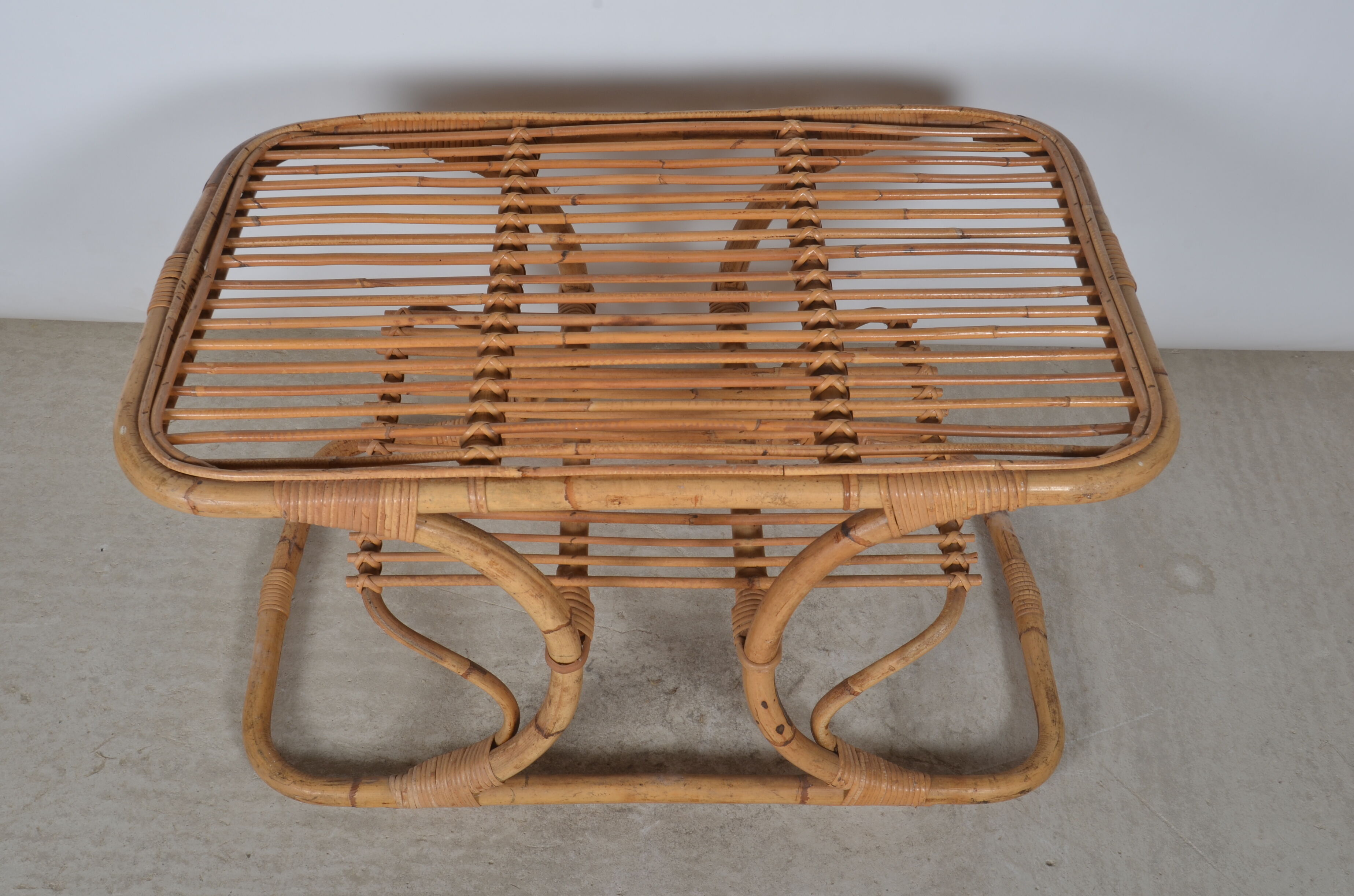 Rattan coffee table
