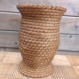 Cache pot en paille