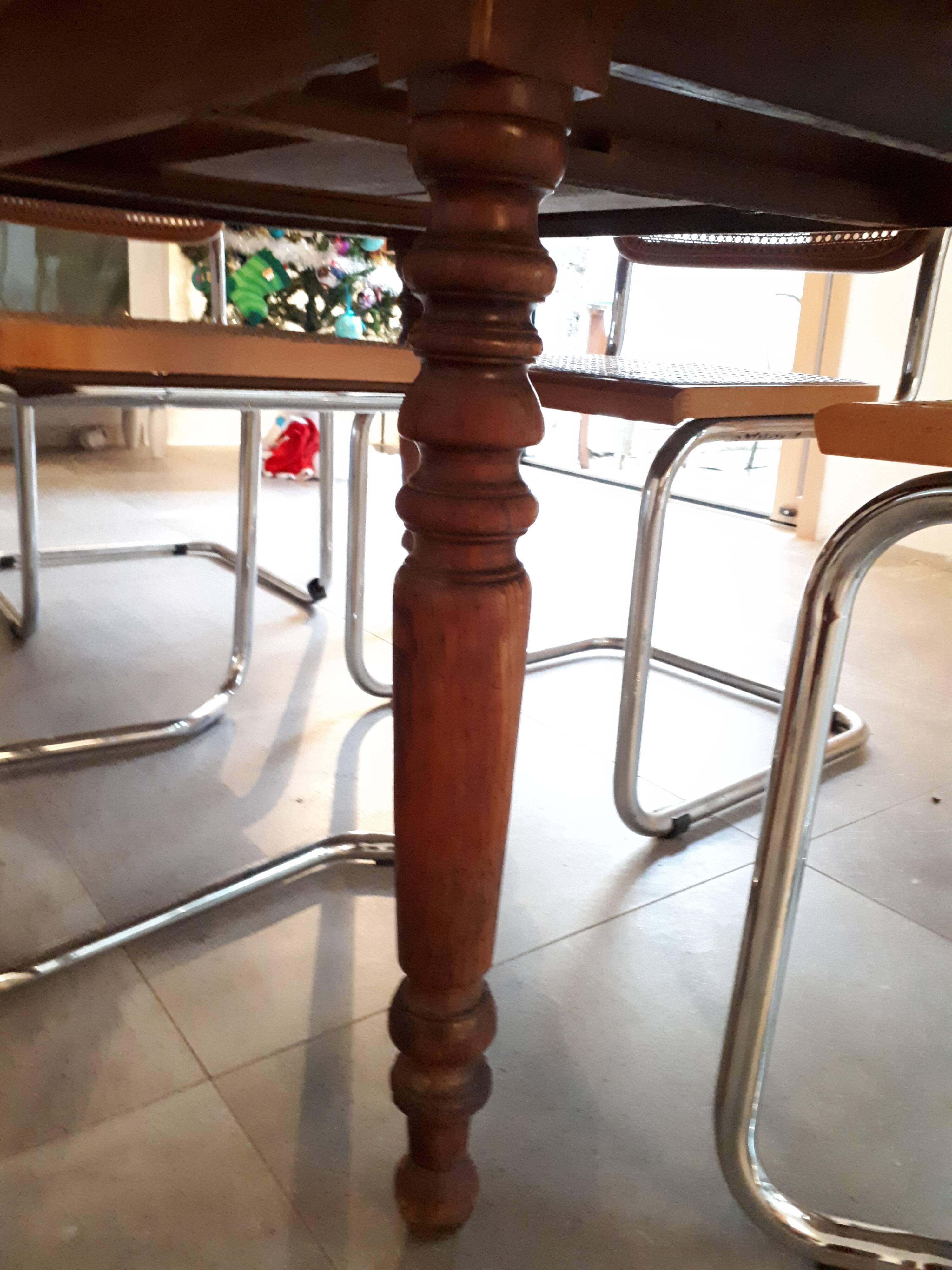 Farm table walnut oval tray