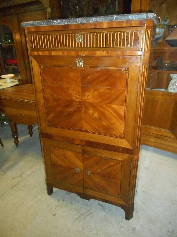 Secretary louis xvi marble tray from the 19th century