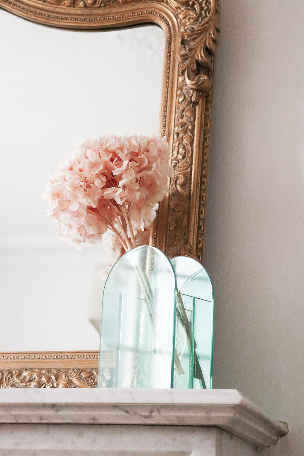 Mint green arch vase