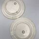 Set of 6 antique choisy-le-roi earthenware plates with grisaille decoration