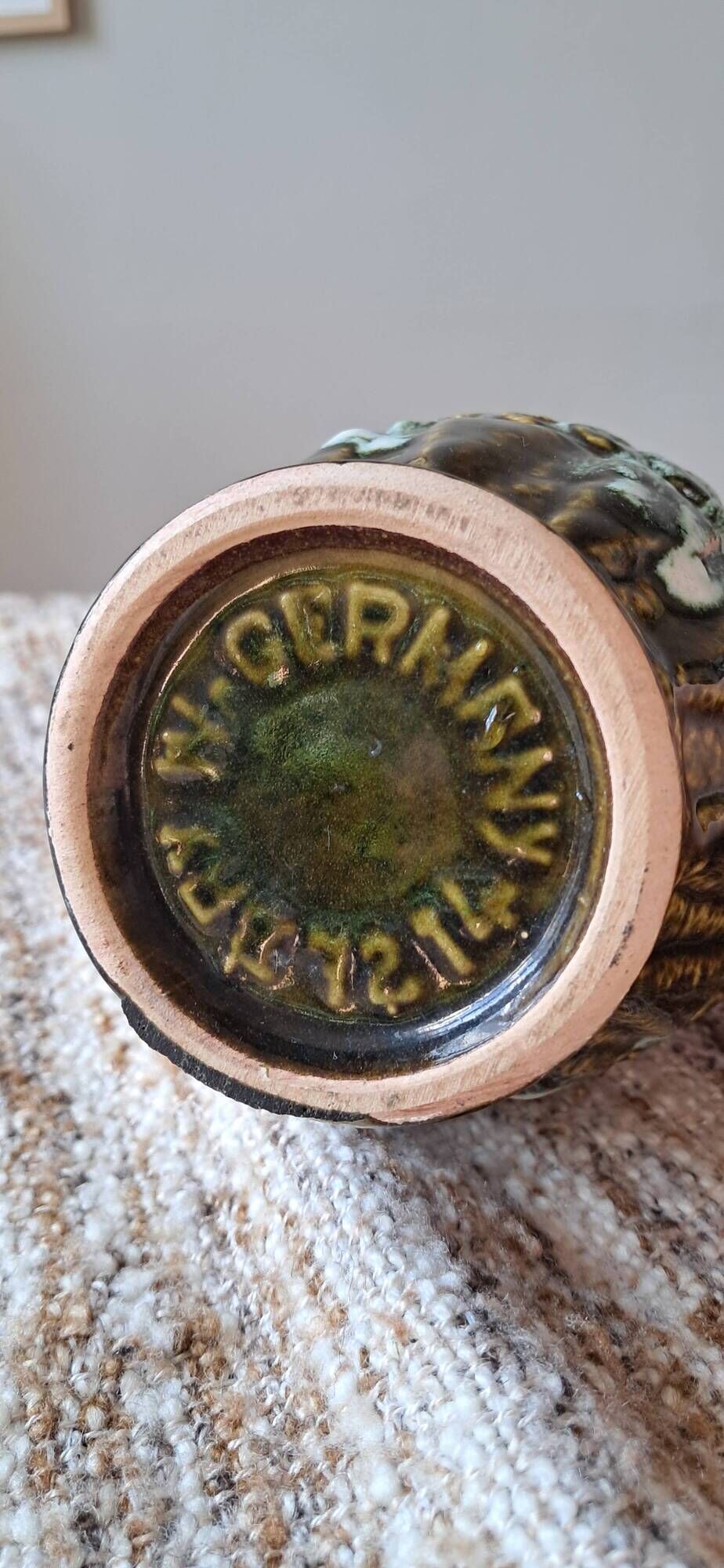 Fat Lava ceramic vase from the 1970s