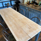Patinated dining table