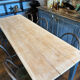 Patinated dining table
