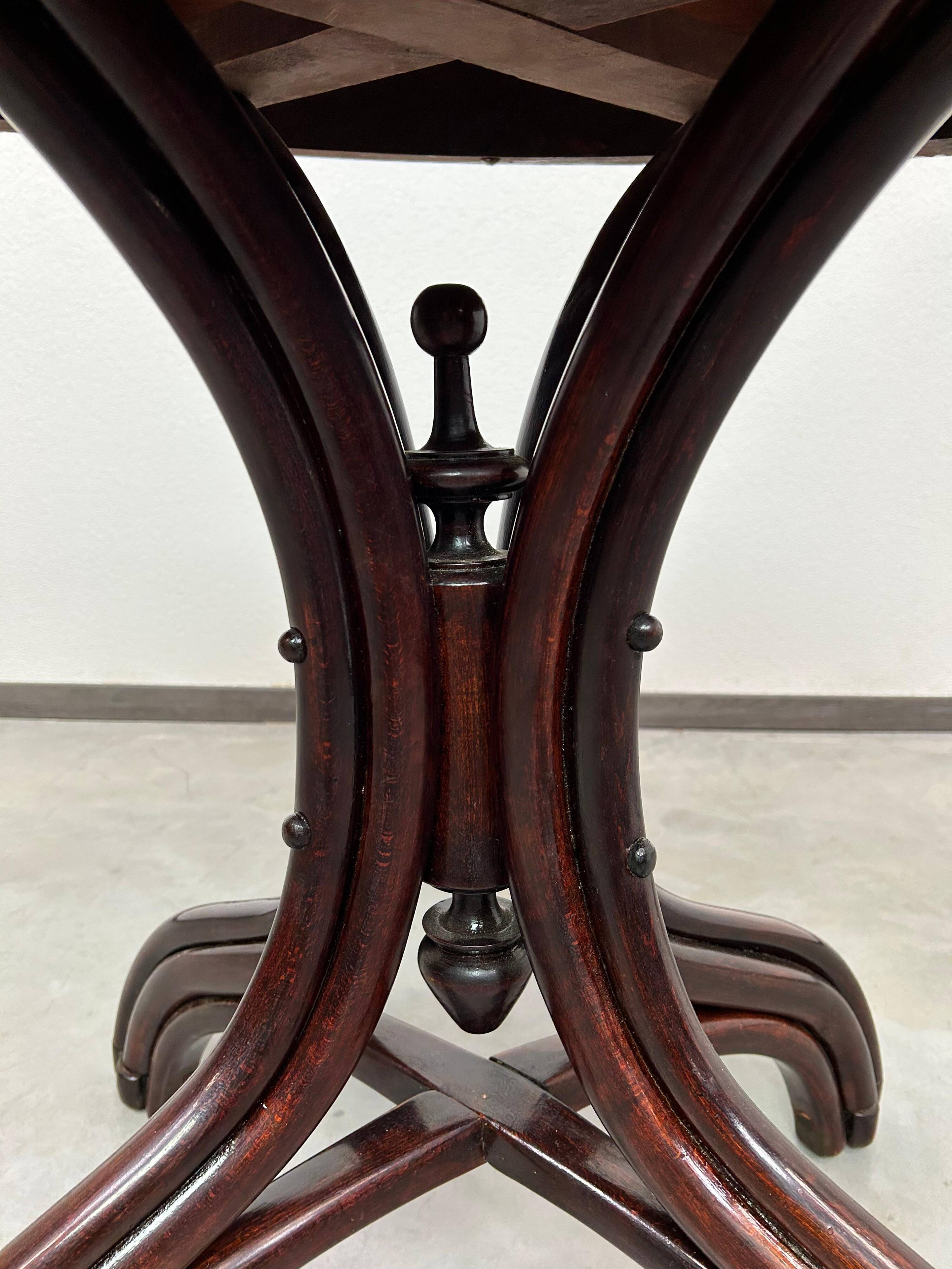 19th-century bent Thonet table