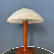 Lampe de table champignon postmoderne - lampe de table en verre art nouveau