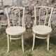 Paire de chaises bistrot